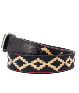 Corbina Black Woven Belt - Exótico Noche - Image 4