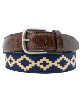 Corbina Woven Belt - Exótico Burgundy