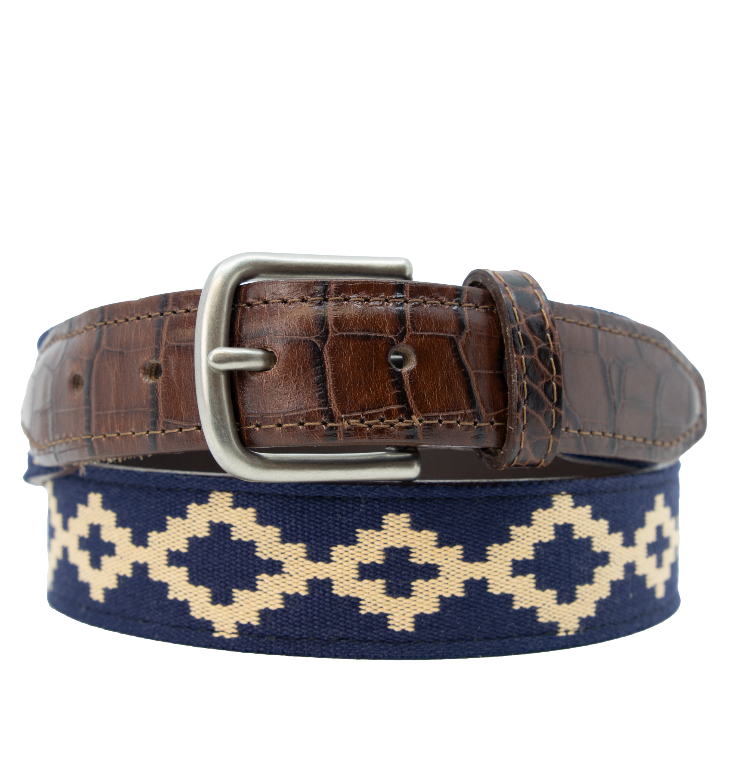 DSC0072_86de2dc0-e7fe-46b1-838f-4ebd8e6126fe-2 Corbina Woven Belt - Exótico Burgundy - Image 1
