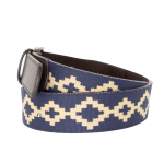Corbina Chocolate Leather Woven Belt - Image 4
