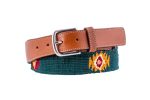 Guatemalan Forest Green Woven Belt