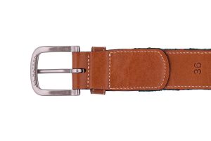 Guatemalan Forest Green Woven Belt - Image 7