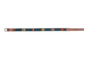Guatemalan Forest Green Woven Belt - Image 5